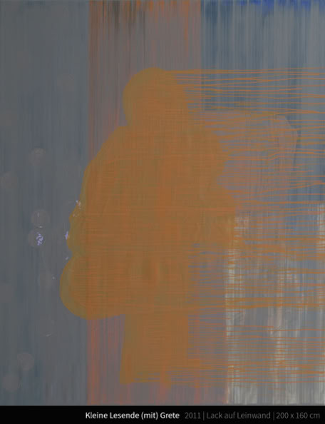 Kleine Lesende (mit) Grete -