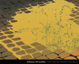 Reflexion VIII Goldflut -