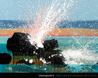 Löwengischt II - Lion Meer Sea Beach Strand Sunset Glitzern Glitter Sonnenuntergang