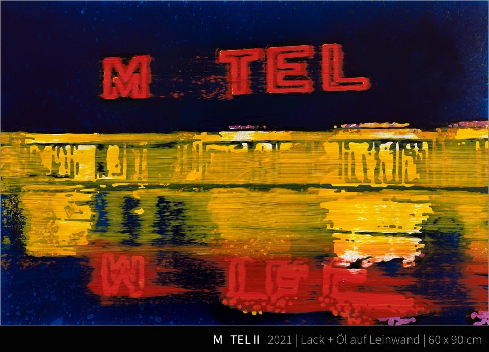M  TEL - In a motel with a bouquet in the ice pail You can tell them I'm doing OK doing real well I've got six strings in the morning Rain danced on the roof last night Moon rose without warning Took its time crossing the sky I could tell you about lonely roads and the high way I could warn you about the trouble and the time it takes But California woke up this morning with a sweet refrain Yellow sun beat on the window Light cut straight through the blinds It was love that broke my sorrow Like the day breaks the night Yellow sun beat on the window Light cut straight through the blinds It was love that broke my sorrow Like a day breaks a long night In a motel with a bouquet in the ice pail You can tell them I'm doing OK doing real well  Motel Caitlin Canty